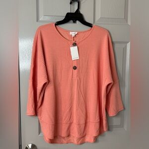 Westbound Women's Coral Blouse | XL